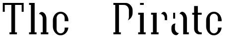 Font : Granite-SemiStencilLight Custom Text : The Pirate Way Test your own text here Click to download or to view this font on a tshirt that can be custom printed in Bali