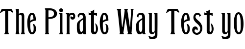 Font : GrantAntique-Normal Custom Text : The Pirate Way Test your own text here Click to download or to view this font on a tshirt that can be custom printed in Bali