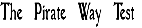 Font : GranthamCondensed-Roman Custom Text : The Pirate Way Test your own text here Click to download or to view this font on a tshirt that can be custom printed in Bali