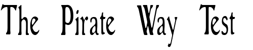 Font : GranthamLightCondensed Custom Text : The Pirate Way Test your own text here Click to download or to view this font on a tshirt that can be custom printed in Bali