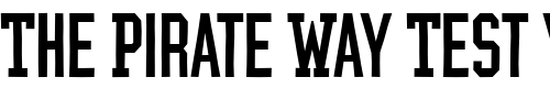 Font : Graphium-Regular Custom Text : The Pirate Way Test your own text here Click to download or to view this font on a tshirt that can be custom printed in Bali