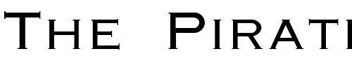 Font : Graverplate-Regular Custom Text : The Pirate Way Test your own text here Click to download or to view this font on a tshirt that can be custom printed in Bali