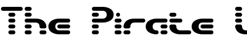 Font : Gravitate-Segments-BRK Custom Text : The Pirate Way Test your own text here Click to download or to view this font on a tshirt that can be custom printed in Bali