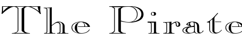 Font : GravureExtended Custom Text : The Pirate Way Test your own text here Click to download or to view this font on a tshirt that can be custom printed in Bali
