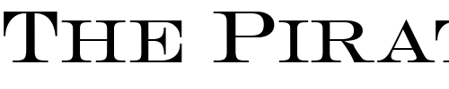 Font : GravureRoman-Regular-DB Custom Text : The Pirate Way Test your own text here Click to download or to view this font on a tshirt that can be custom printed in Bali