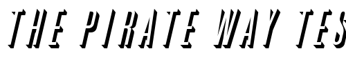Font : GreatRelief-Italic Custom Text : The Pirate Way Test your own text here Click to download or to view this font on a tshirt that can be custom printed in Bali