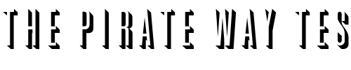 Font : GreatRelief-Regular Custom Text : The Pirate Way Test your own text here Click to download or to view this font on a tshirt that can be custom printed in Bali