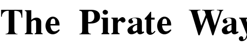 Font : Greco-Demi-SSi-Demi-Bold Custom Text : The Pirate Way Test your own text here Click to download or to view this font on a tshirt that can be custom printed in Bali