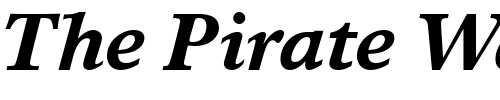 Font : Greco-Europa-SSi-Bold-Italic Custom Text : The Pirate Way Test your own text here Click to download or to view this font on a tshirt that can be custom printed in Bali
