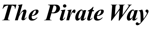 Font : Greco-Recut-SSi-Bold-Italic Custom Text : The Pirate Way Test your own text here Click to download or to view this font on a tshirt that can be custom printed in Bali