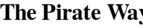 Font : GrecoBlackSSK Custom Text : The Pirate Way Test your own text here Click to download or to view this font on a tshirt that can be custom printed in Bali