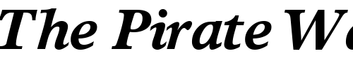 Font : GrecoEuropaSSK-Bold-Italic Custom Text : The Pirate Way Test your own text here Click to download or to view this font on a tshirt that can be custom printed in Bali