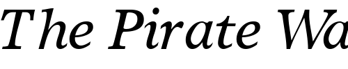 Font : GrecoEuropaSSK-Italic Custom Text : The Pirate Way Test your own text here Click to download or to view this font on a tshirt that can be custom printed in Bali