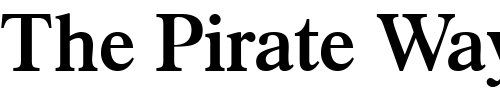 Font : GrecoSSK-SemiBold Custom Text : The Pirate Way Test your own text here Click to download or to view this font on a tshirt that can be custom printed in Bali