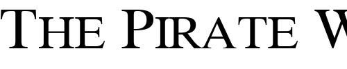 Font : GrecoTenOSSCapsSSK-Regular Custom Text : The Pirate Way Test your own text here Click to download or to view this font on a tshirt that can be custom printed in Bali
