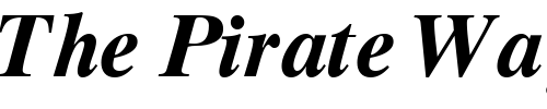 Font : GrecoTenSSK-Bold-Italic Custom Text : The Pirate Way Test your own text here Click to download or to view this font on a tshirt that can be custom printed in Bali