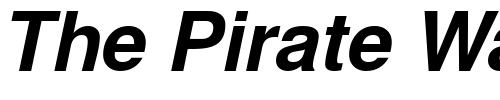 Font : GreekSansSSK-BoldItalic Custom Text : The Pirate Way Test your own text here Click to download or to view this font on a tshirt that can be custom printed in Bali