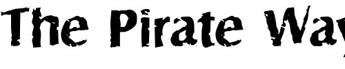 Font : GrelbbTilted Custom Text : The Pirate Way Test your own text here Click to download or to view this font on a tshirt that can be custom printed in Bali