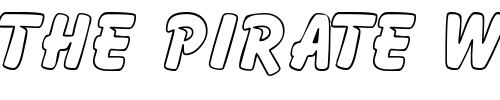 Font : GremlinOutline Custom Text : The Pirate Way Test your own text here Click to download or to view this font on a tshirt that can be custom printed in Bali