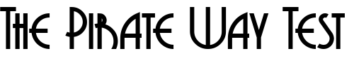 Font : Grenadier Custom Text : The Pirate Way Test your own text here Click to download or to view this font on a tshirt that can be custom printed in Bali