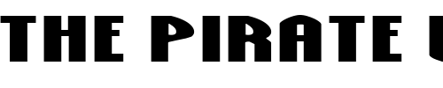 Font : Grendel-s-Mother-Extra-Exp Custom Text : The Pirate Way Test your own text here Click to download or to view this font on a tshirt that can be custom printed in Bali