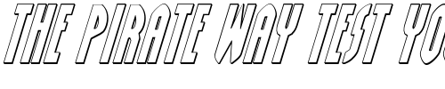Font : Grendel-s-Mother-Shadow-Italic Custom Text : The Pirate Way Test your own text here Click to download or to view this font on a tshirt that can be custom printed in Bali