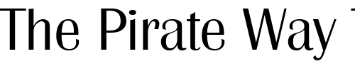 Font : Grenoble-Light Custom Text : The Pirate Way Test your own text here Click to download or to view this font on a tshirt that can be custom printed in Bali