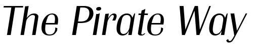 Font : Grenoble-LightIta Custom Text : The Pirate Way Test your own text here Click to download or to view this font on a tshirt that can be custom printed in Bali