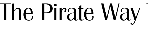 Font : Grenoble-Serial-Light-Regular Custom Text : The Pirate Way Test your own text here Click to download or to view this font on a tshirt that can be custom printed in Bali