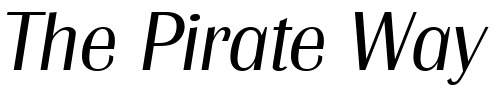 Font : Grenoble-Serial-Light-RegularItalic Custom Text : The Pirate Way Test your own text here Click to download or to view this font on a tshirt that can be custom printed in Bali