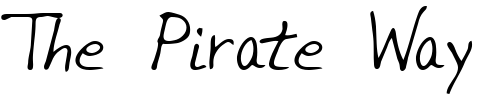 Font : Gretch-Regular Custom Text : The Pirate Way Test your own text here Click to download or to view this font on a tshirt that can be custom printed in Bali