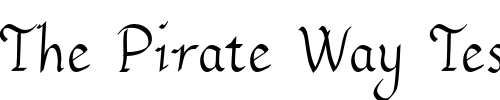 Font : GretchenHello-Plain Custom Text : The Pirate Way Test your own text here Click to download or to view this font on a tshirt that can be custom printed in Bali