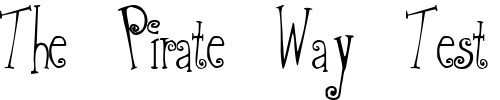 Font : Greywolf-Quirk Custom Text : The Pirate Way Test your own text here Click to download or to view this font on a tshirt that can be custom printed in Bali