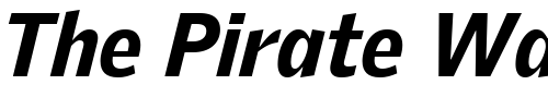 Font : GriffithGothic-Black-Italic Custom Text : The Pirate Way Test your own text here Click to download or to view this font on a tshirt that can be custom printed in Bali