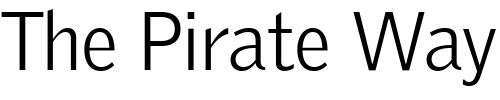 Font : GriffithGothic-Light Custom Text : The Pirate Way Test your own text here Click to download or to view this font on a tshirt that can be custom printed in Bali