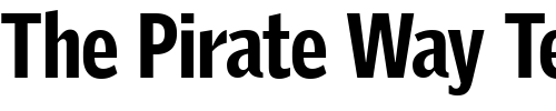 Font : GriffithGothicCond-Black Custom Text : The Pirate Way Test your own text here Click to download or to view this font on a tshirt that can be custom printed in Bali