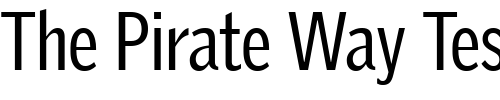Font : GriffithGothicCond-Regular Custom Text : The Pirate Way Test your own text here Click to download or to view this font on a tshirt that can be custom printed in Bali