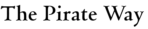 Font : GriffoClassico-Bold Custom Text : The Pirate Way Test your own text here Click to download or to view this font on a tshirt that can be custom printed in Bali