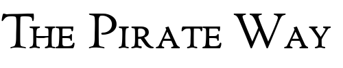 Font : GriffoClassico-SmallCaps Custom Text : The Pirate Way Test your own text here Click to download or to view this font on a tshirt that can be custom printed in Bali