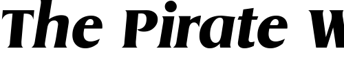 Font : Griffon-Extrabold-Italic Custom Text : The Pirate Way Test your own text here Click to download or to view this font on a tshirt that can be custom printed in Bali