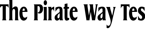 Font : GriffonCondensedXtrabold-Regular Custom Text : The Pirate Way Test your own text here Click to download or to view this font on a tshirt that can be custom printed in Bali