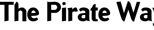 Font : Grinder-Bold Custom Text : The Pirate Way Test your own text here Click to download or to view this font on a tshirt that can be custom printed in Bali