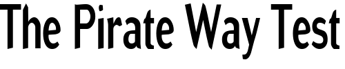 Font : GrinderCondensed Custom Text : The Pirate Way Test your own text here Click to download or to view this font on a tshirt that can be custom printed in Bali