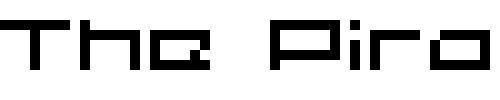 Font : Grixel-Acme-5-Wide Custom Text : The Pirate Way Test your own text here Click to download or to view this font on a tshirt that can be custom printed in Bali