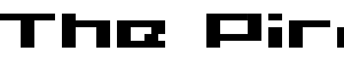 Font : Grixel-Acme-5-Wide-Bold Custom Text : The Pirate Way Test your own text here Click to download or to view this font on a tshirt that can be custom printed in Bali