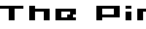 Font : Grixel-Acme-5-Wide-Bold-Xtnd Custom Text : The Pirate Way Test your own text here Click to download or to view this font on a tshirt that can be custom printed in Bali