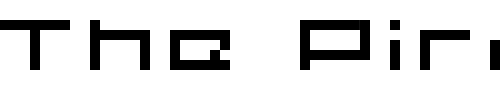 Font : Grixel-Acme-5-Wide-Xtnd Custom Text : The Pirate Way Test your own text here Click to download or to view this font on a tshirt that can be custom printed in Bali