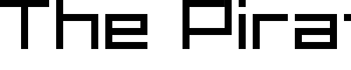Font : Grixel-Acme-7-Wide Custom Text : The Pirate Way Test your own text here Click to download or to view this font on a tshirt that can be custom printed in Bali