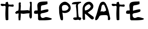 Font : Groening-Plain Custom Text : The Pirate Way Test your own text here Click to download or to view this font on a tshirt that can be custom printed in Bali