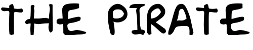 Font : Groening-Regular Custom Text : The Pirate Way Test your own text here Click to download or to view this font on a tshirt that can be custom printed in Bali